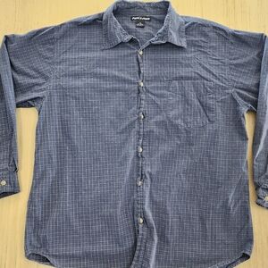 Goodfellow & Co Navy Plaid Button Down Shirt
